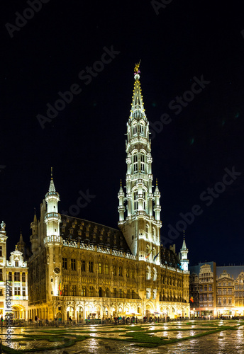 Panorama of the Grand Place in Brussels