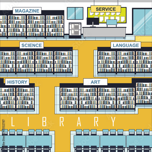 library scene