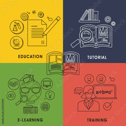 education and learning concept