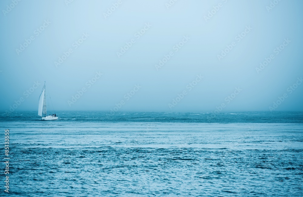 Fototapeta premium Yacht and the Sea