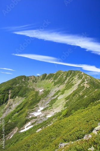 Southern Alps Mt. Senjougatake, Yamanashi, Japan