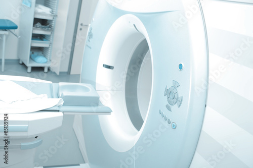 MRI machine in modern hospital