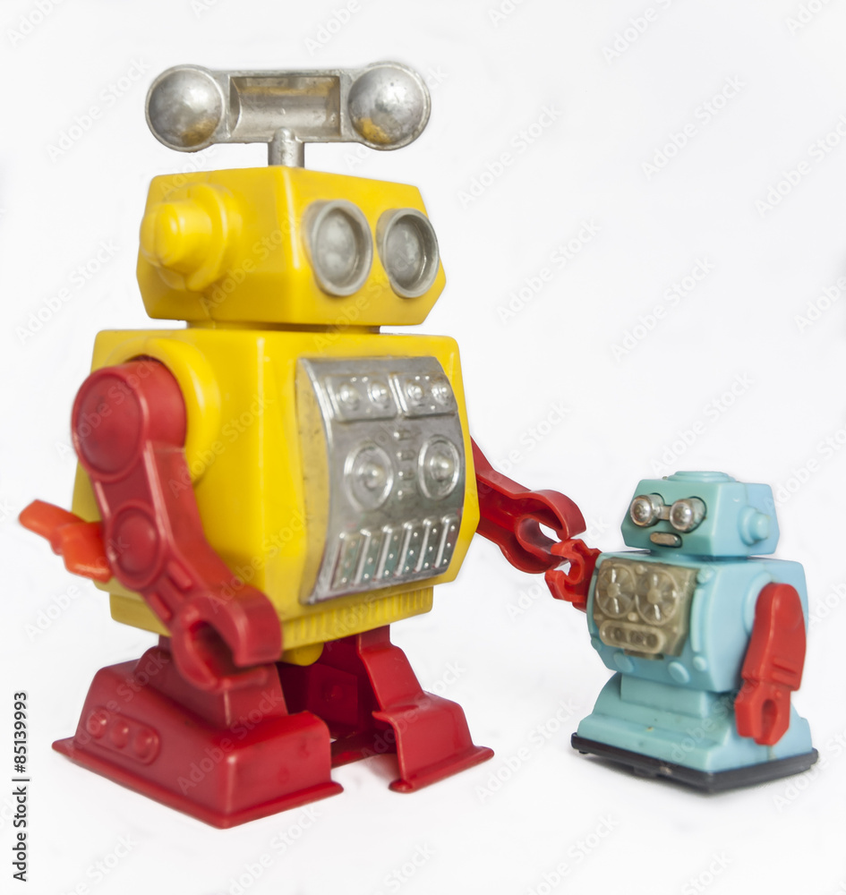 Fototapeta premium Robot Friends