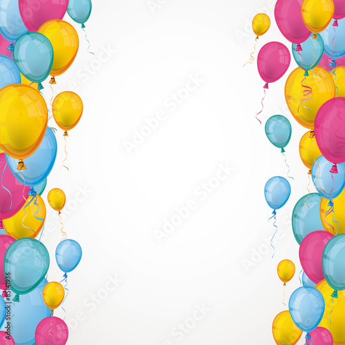 Colored Balloons Brochure Centre