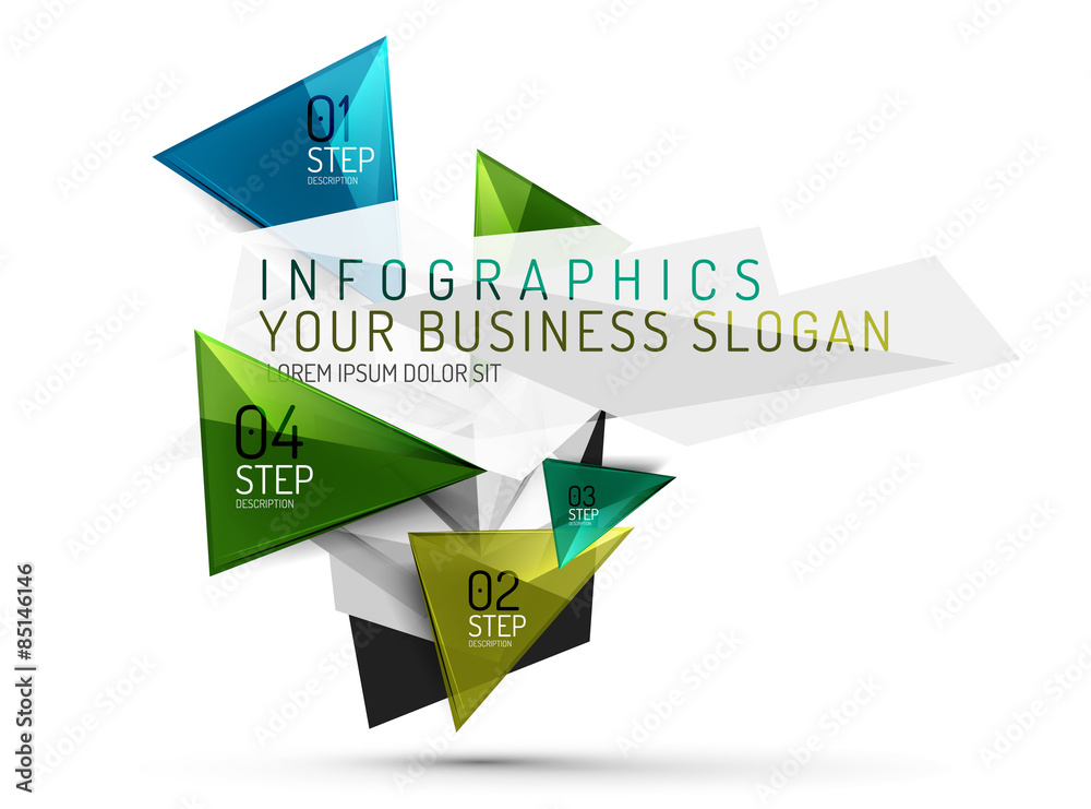 Vector fresh business abstract infographic Vector fresh business abstract infographic