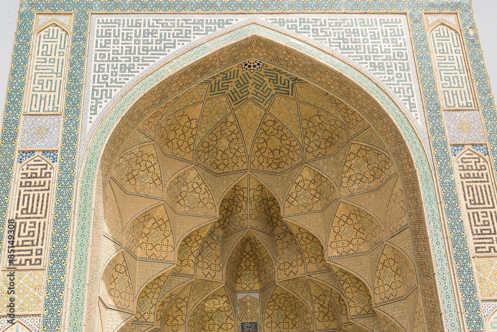 12th century Jemah mosque, Isfahan, Iran