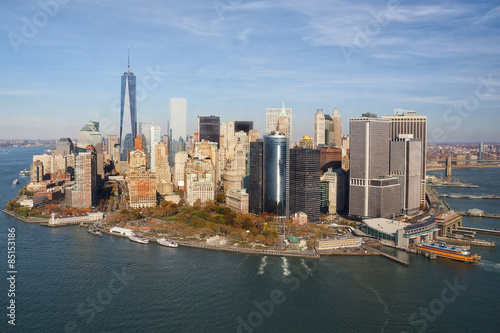 Вид на Манхэттен с высоты. Нью-Йорк. Сша © tarvos
