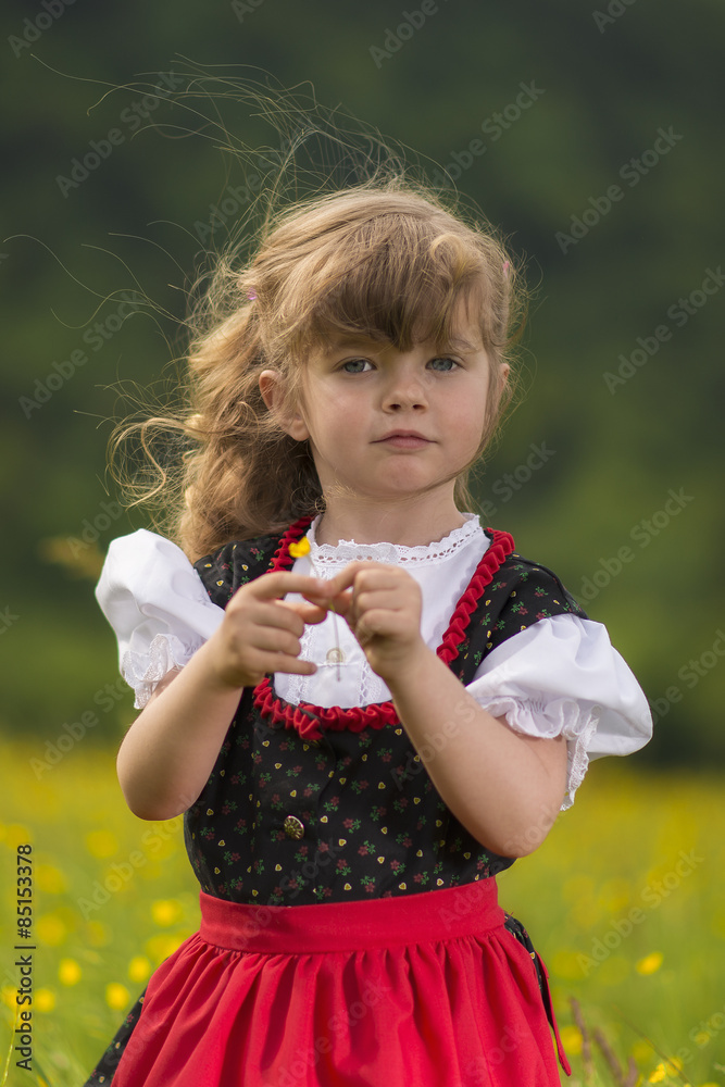 Ritratto di Bambina con fiori
