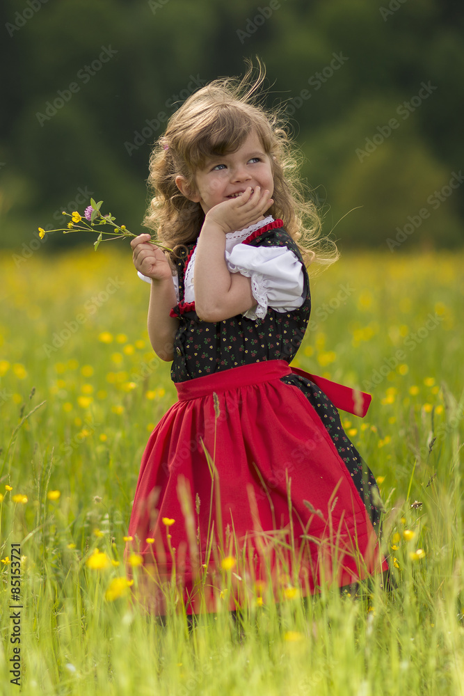 Ritratto di Bambina con fiori