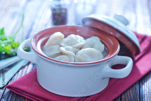 boiled pelmeni