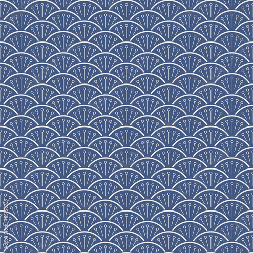 Japanese geometric seamless pattern design