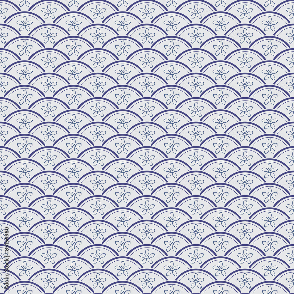 Japanese geometric seamless pattern design Japanese geometric seamless pattern design