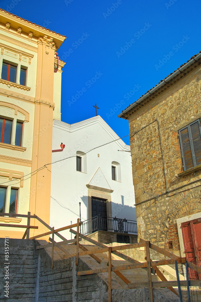 Fototapeta premium Alleyway. Bovino. Puglia. Italy.
