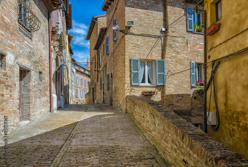 Narrow Alley in Urbino