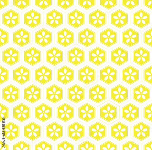 Japanese geometric seamless pattern design texture