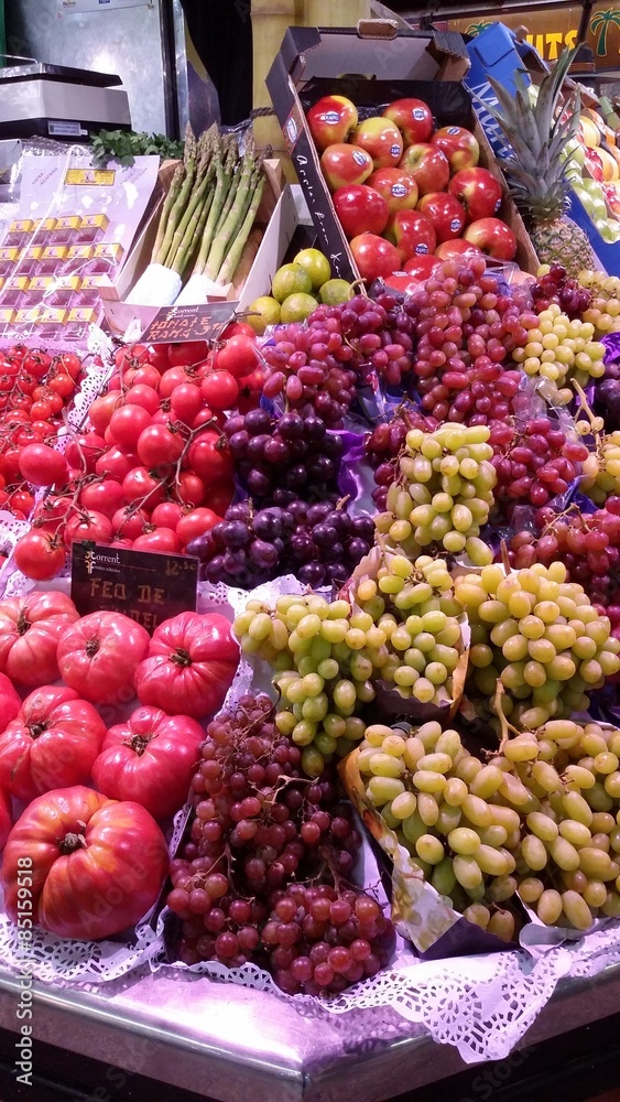 market fruit and vegetables