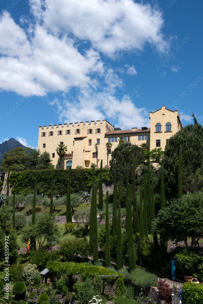 Gärten und Schloss Trauttmansdorff, Meran, Südtirol, Italien