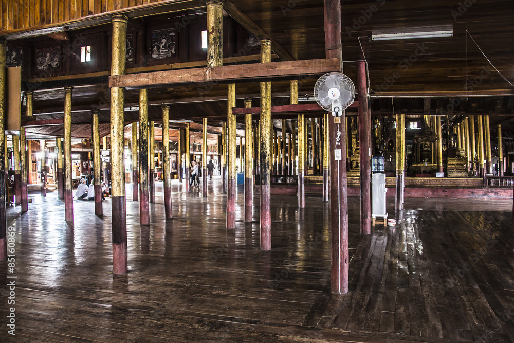 Obraz premium Inside jumping cats monatery