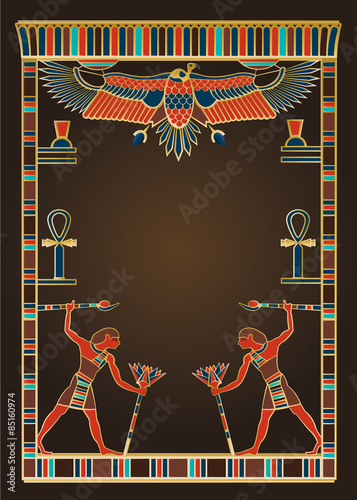 Egyptian Background and Design Elements