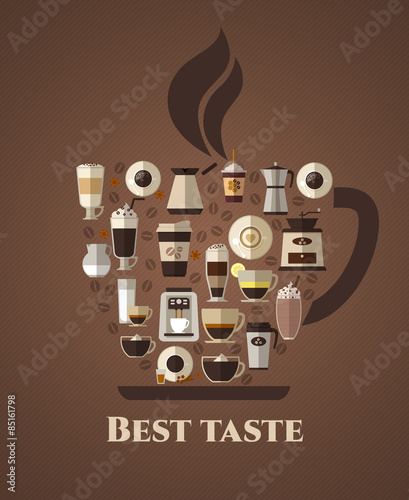 Coffee best taste poster