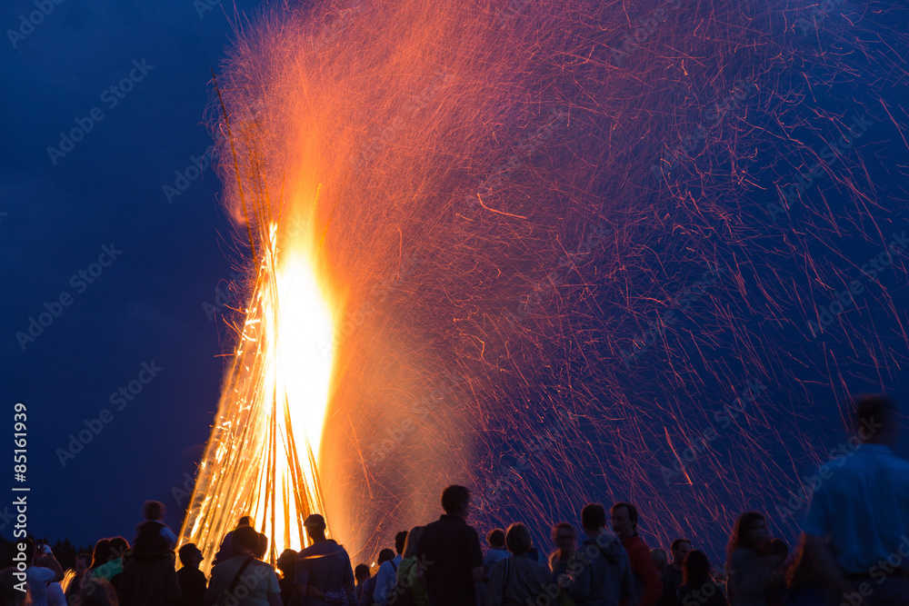 Johannisfeuer StockFoto Adobe Stock