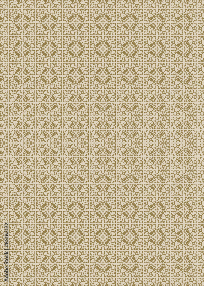 Fototapeta premium Vintage Style Decorative Pattern