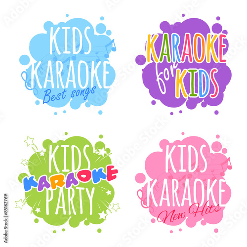 Kids karaoke logo.