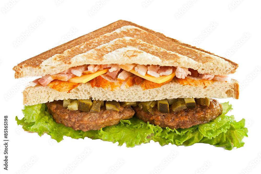 three-cornered sandwich