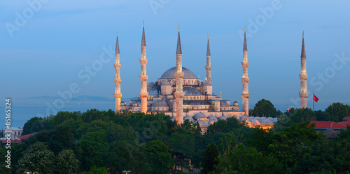 The Sultan Ahmed Mosque. Istanbul, Turkey