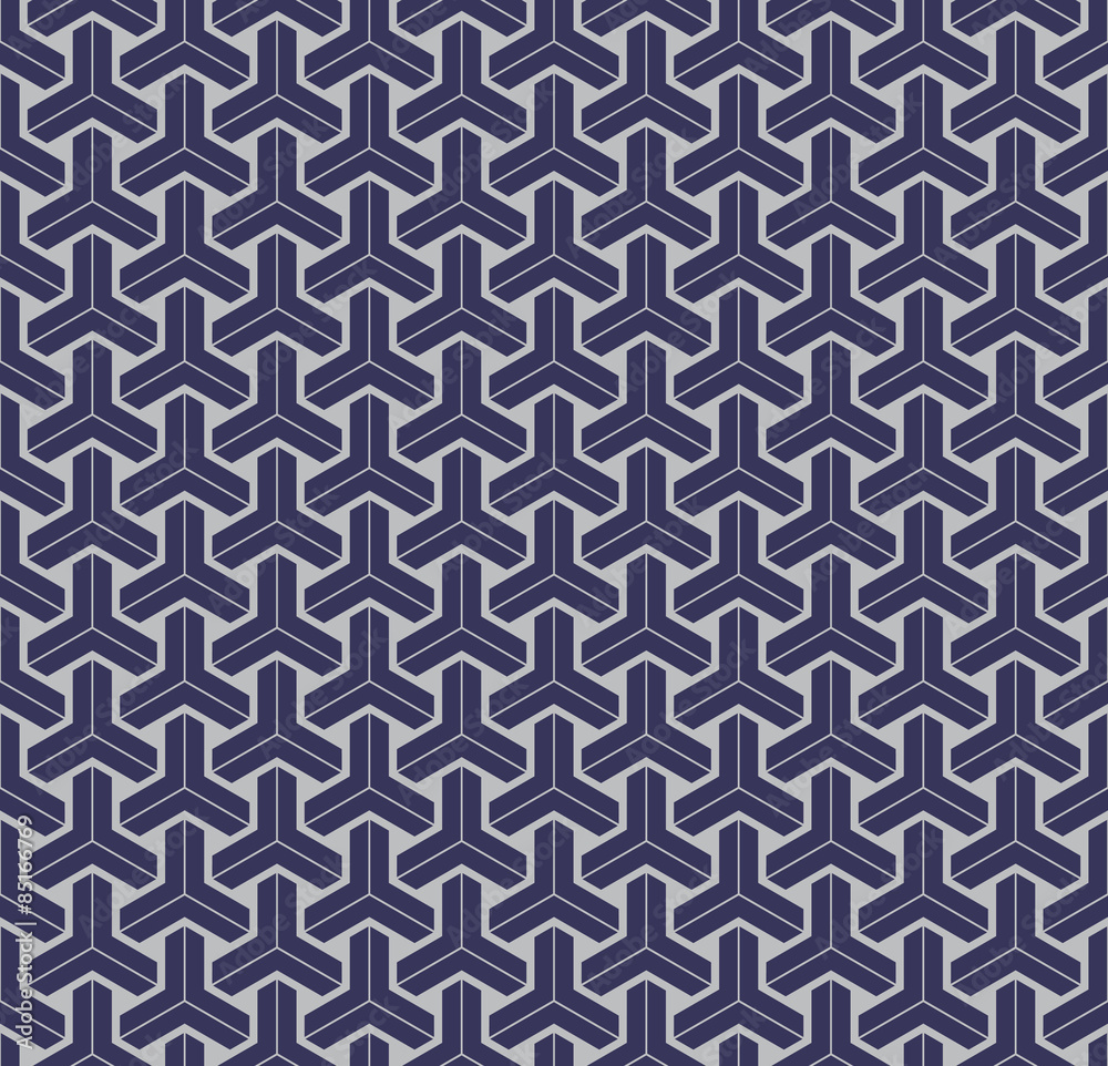 Japanese geometric seamless pattern design texture