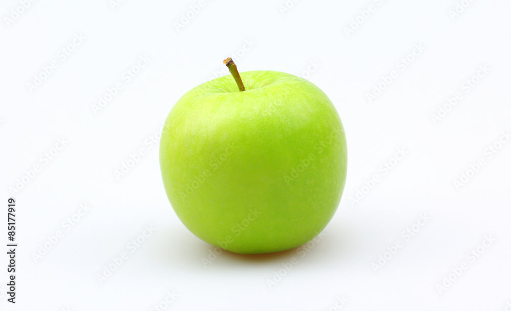 Granny Smith Apple on white background