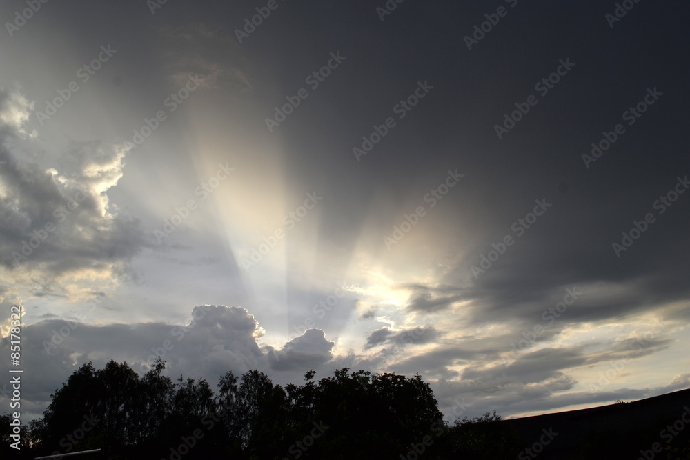 Fototapeta premium Burzowe niebo