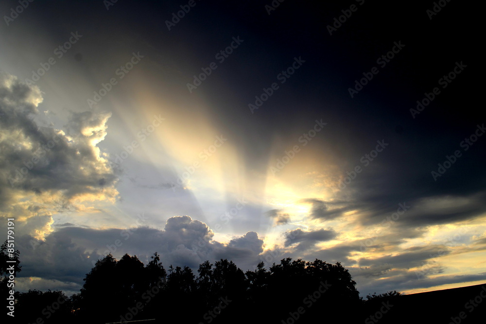 Obraz premium zachód słonca