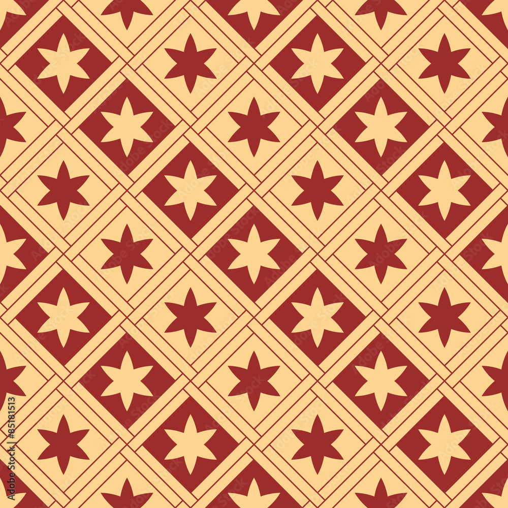 Gothic seamless pattern. Geometrical royal elements in a medieval style. Ornament for a tiles and mosaics. Vector illustration Gothic seamless pattern. Geometrical royal elements in a medieval style. Ornament for a tiles and mosaics. Vector illustration
