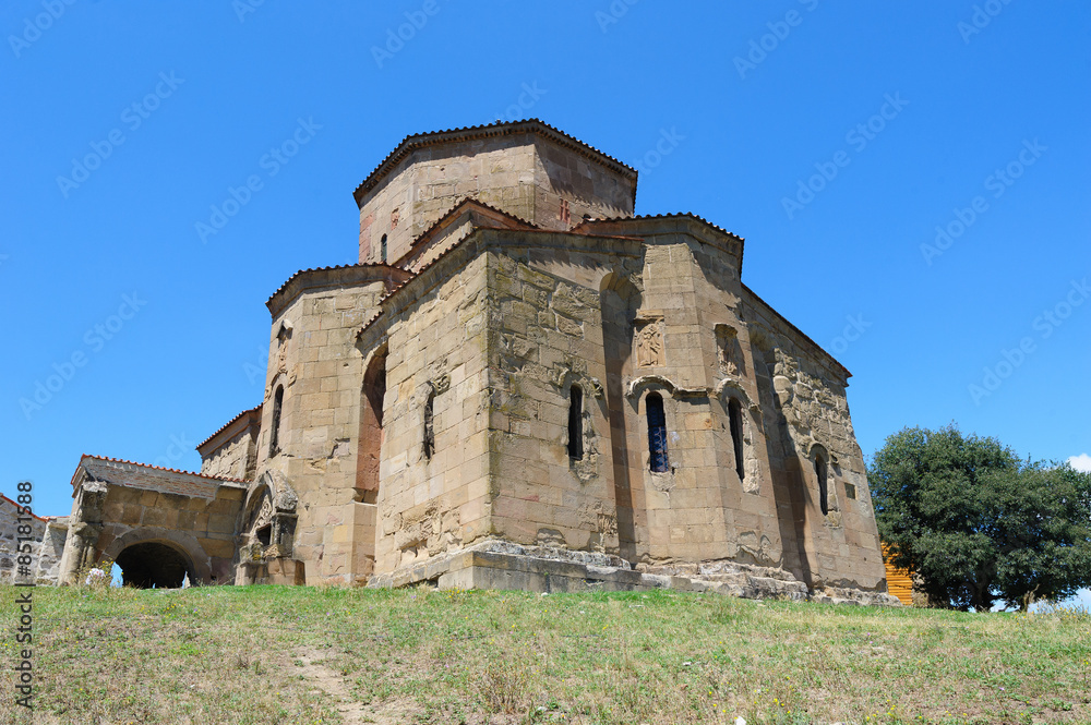 Jvari Monastery near Mtskheta city in Georgia