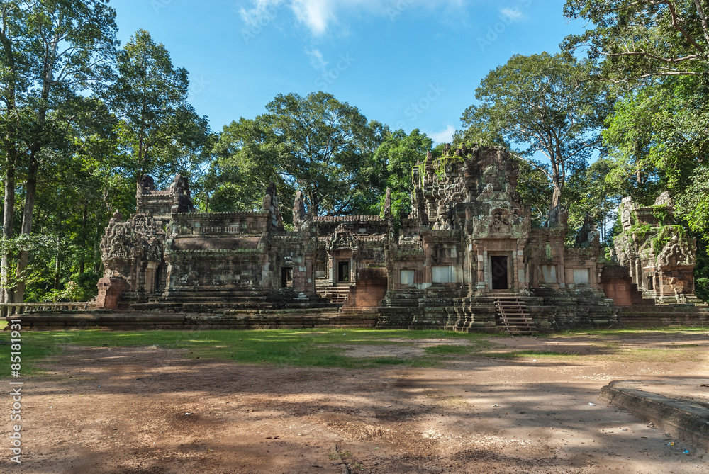 general sight of the temple of chau say tevoda in siam reap, cambodia