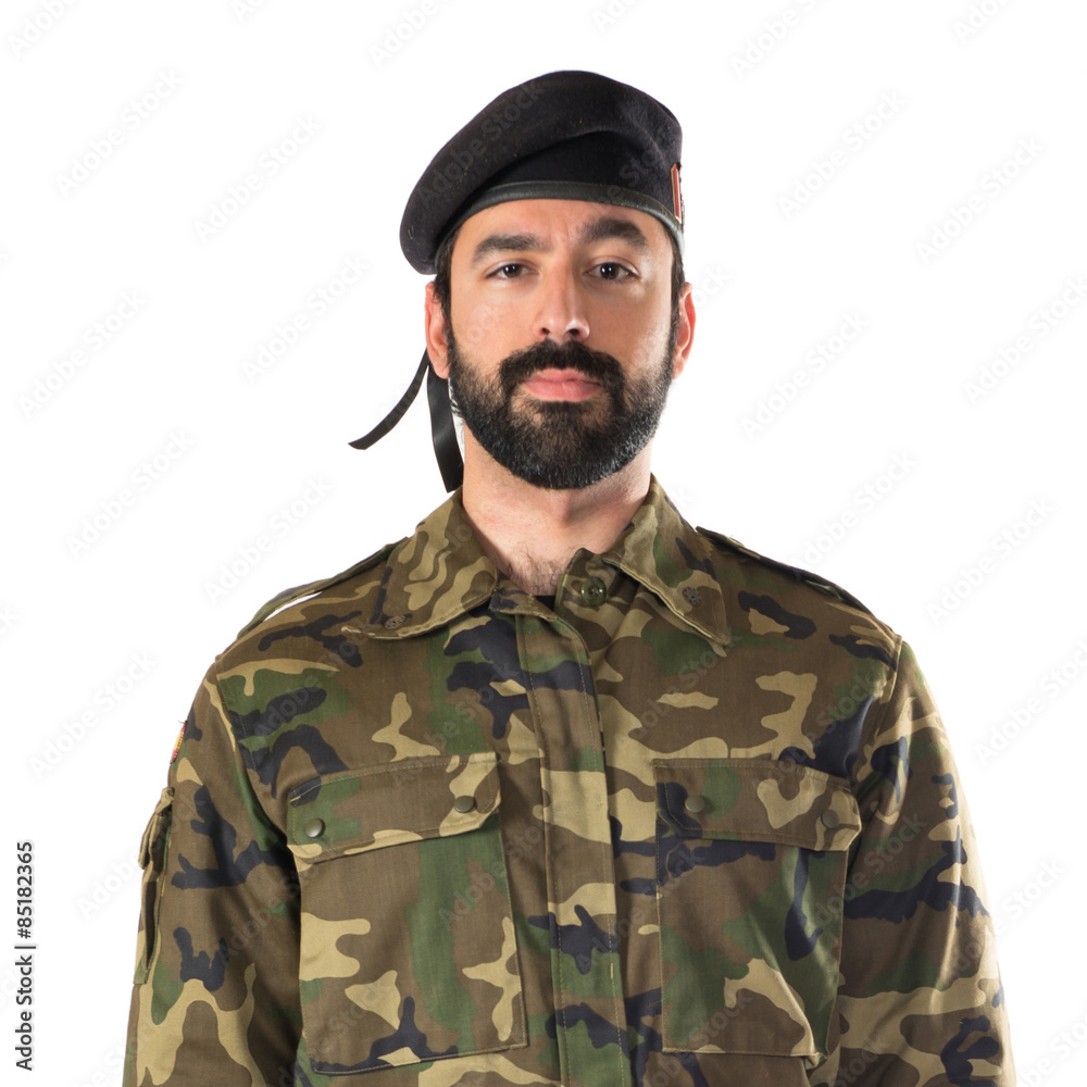 Soldier with hat Soldier with hat
