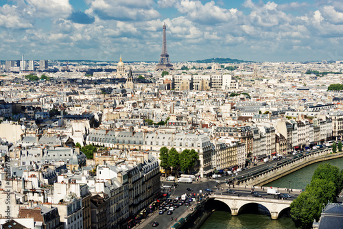 View on Paris form Notre Dame cathedral © Valeri Luzina