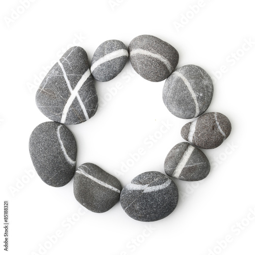 Canvas Print Stones isolated