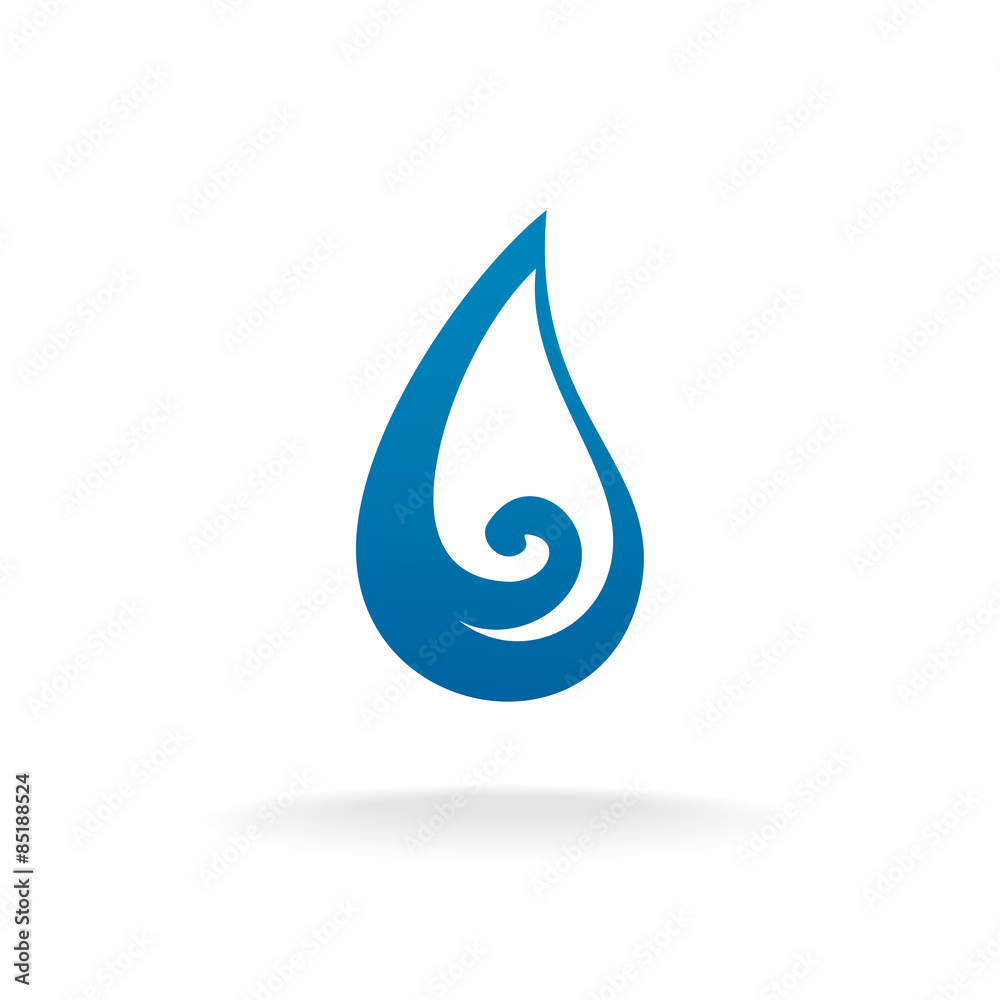 Water drop logo template Water drop logo template