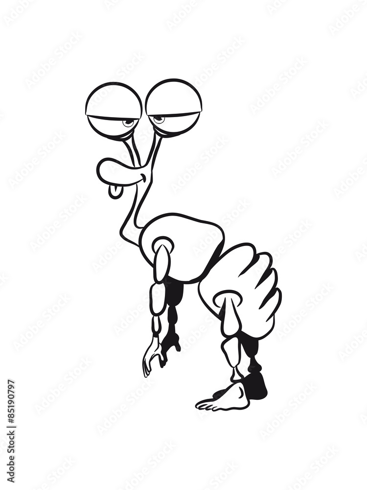 Fototapeta premium alien funny stupid