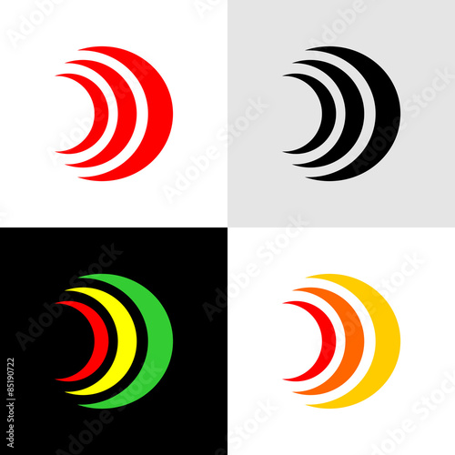 Signals or alarm icons