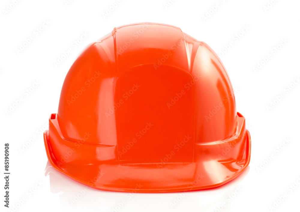 Fototapeta premium construction helmet on white background
