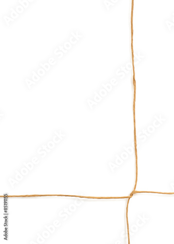 twine cord isolated on white