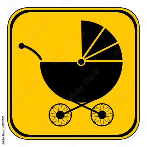 Pram button.