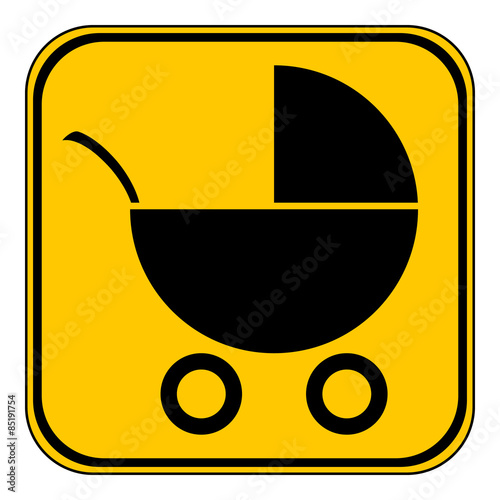 Pram button.