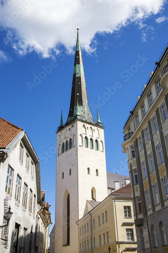 Saint Olafs Church or St. Olavs Church  Estonian - Oleviste kirik in Tallinn  Estonia