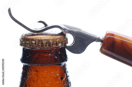 Macro Beer Bottle and Opener