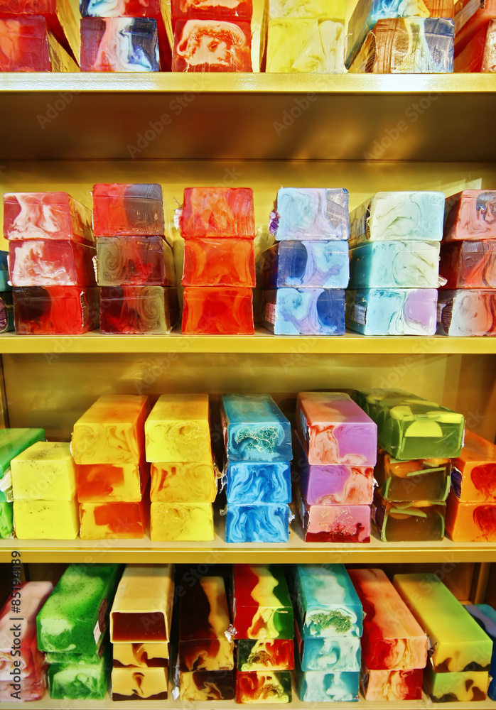Fototapeta premium colored soap