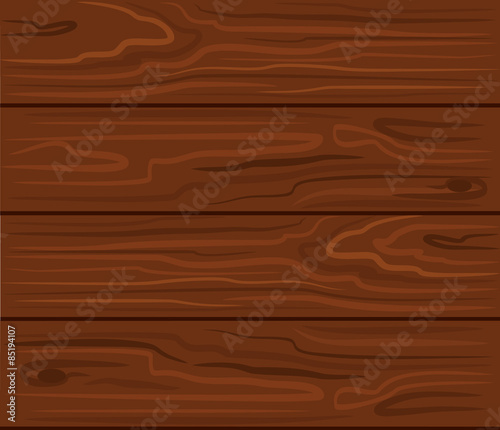 Wooden background. Vector flat illustration